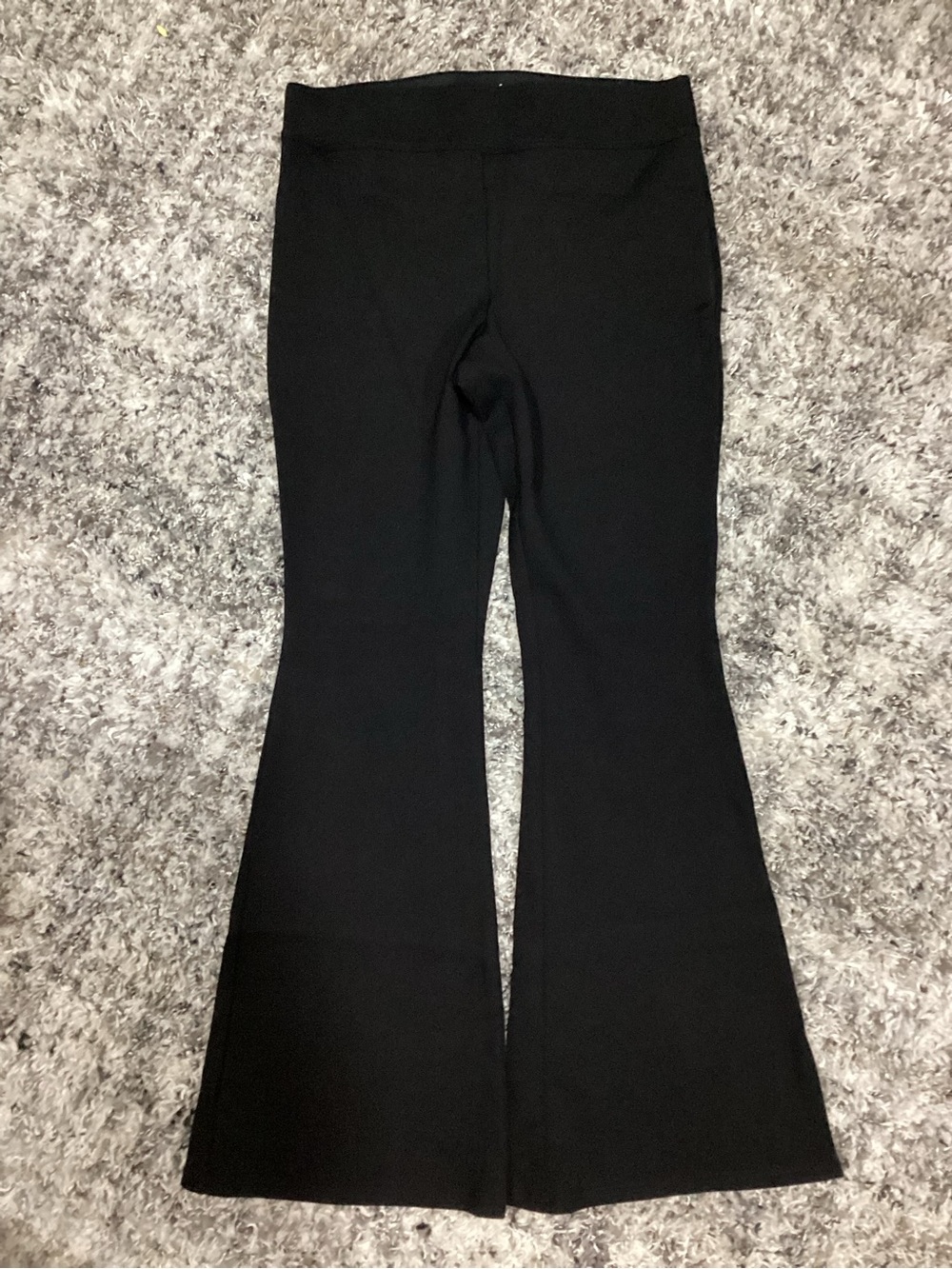 Women's Black Flared Sliming Pants